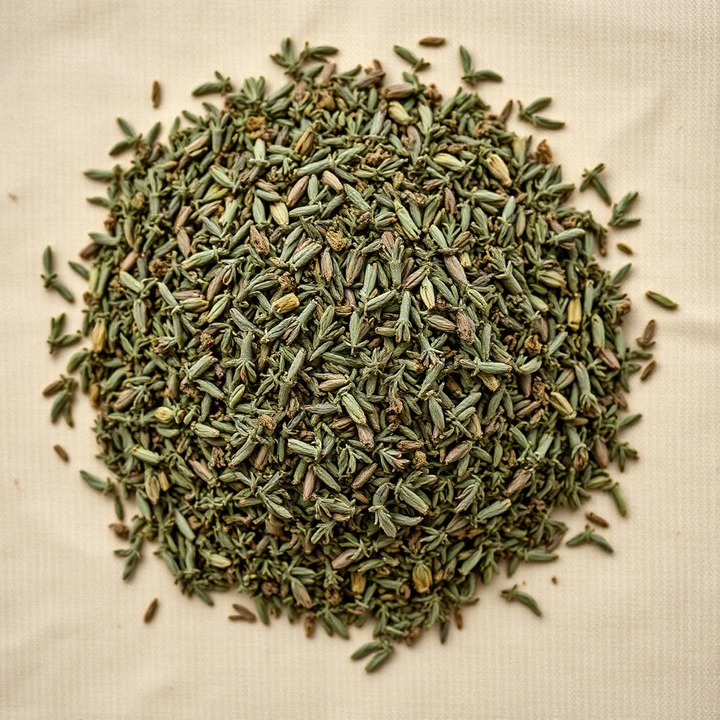 Dried thyme leaves